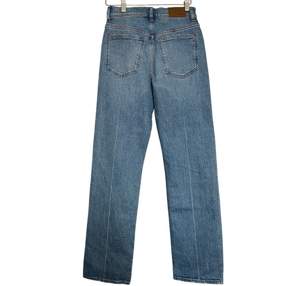 Madewell 90's Straight Jean Denim in Randall Wash Size 25 - Picture 8 of 13